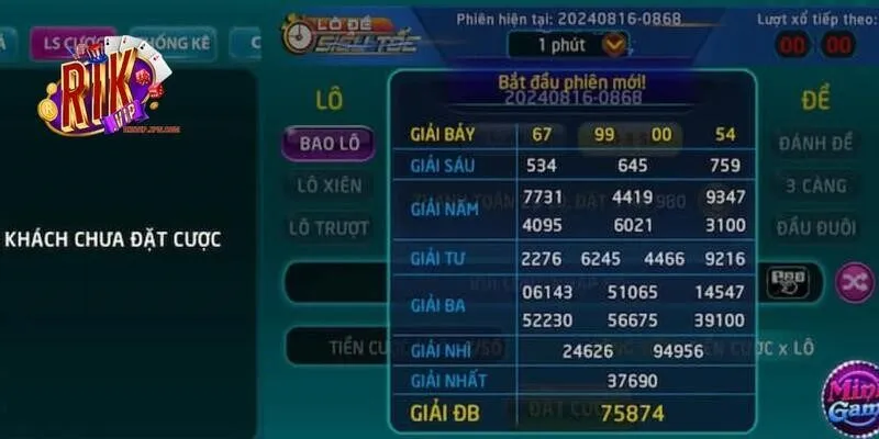 Tìm hiểu giải quay nên thử khi đến với xổ số rikvip